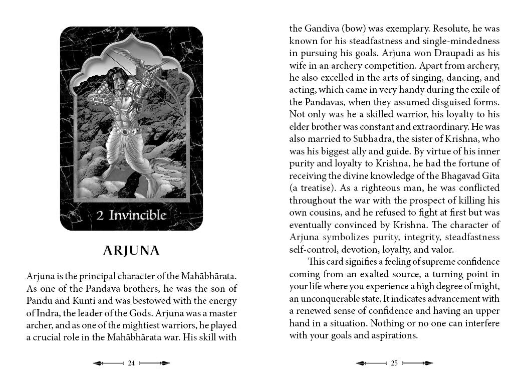 The Mahabharata Oracle: (Oracle Kit Box Set with 36 Cards and Guide Book)