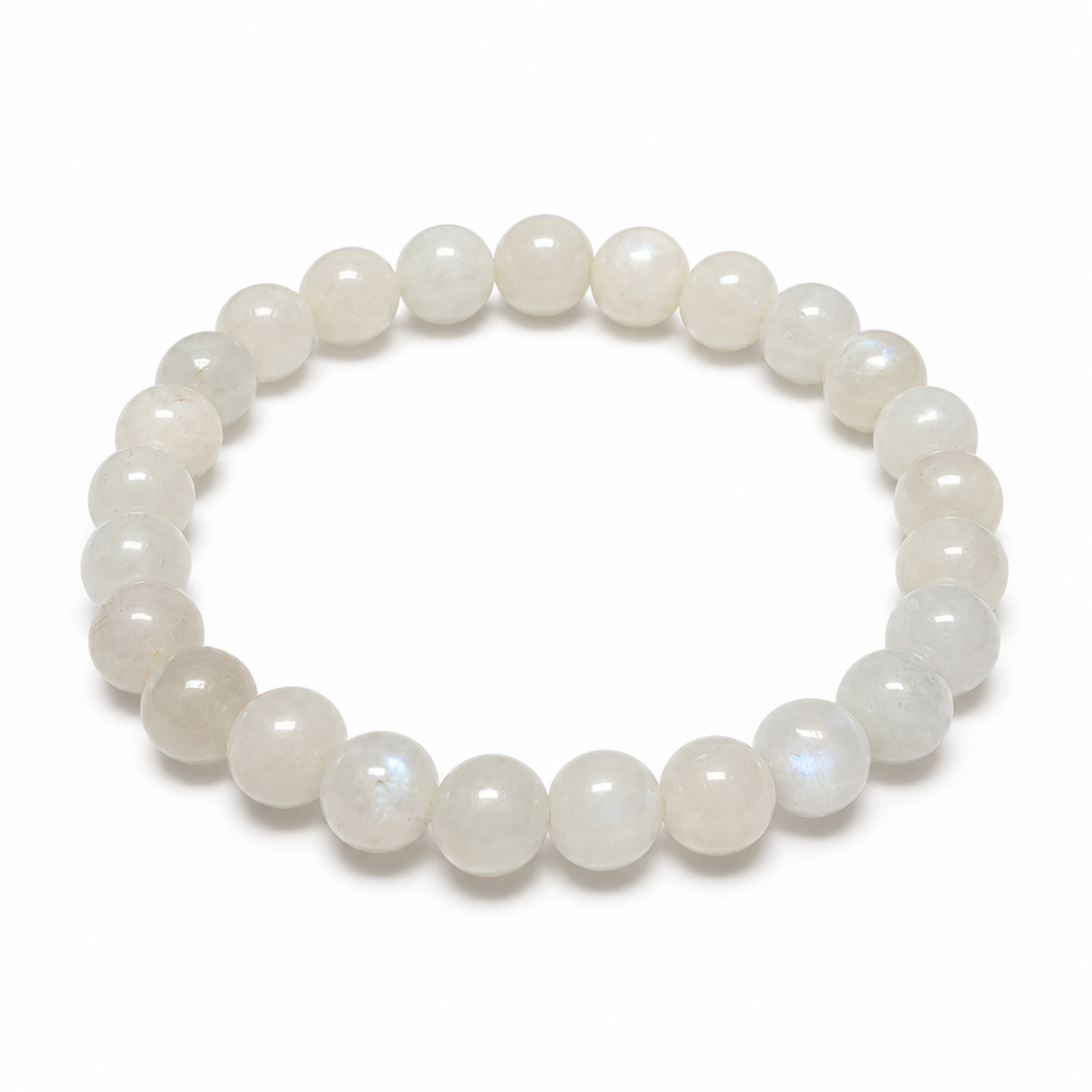 8mm Rainbow Moonstone Bracelet