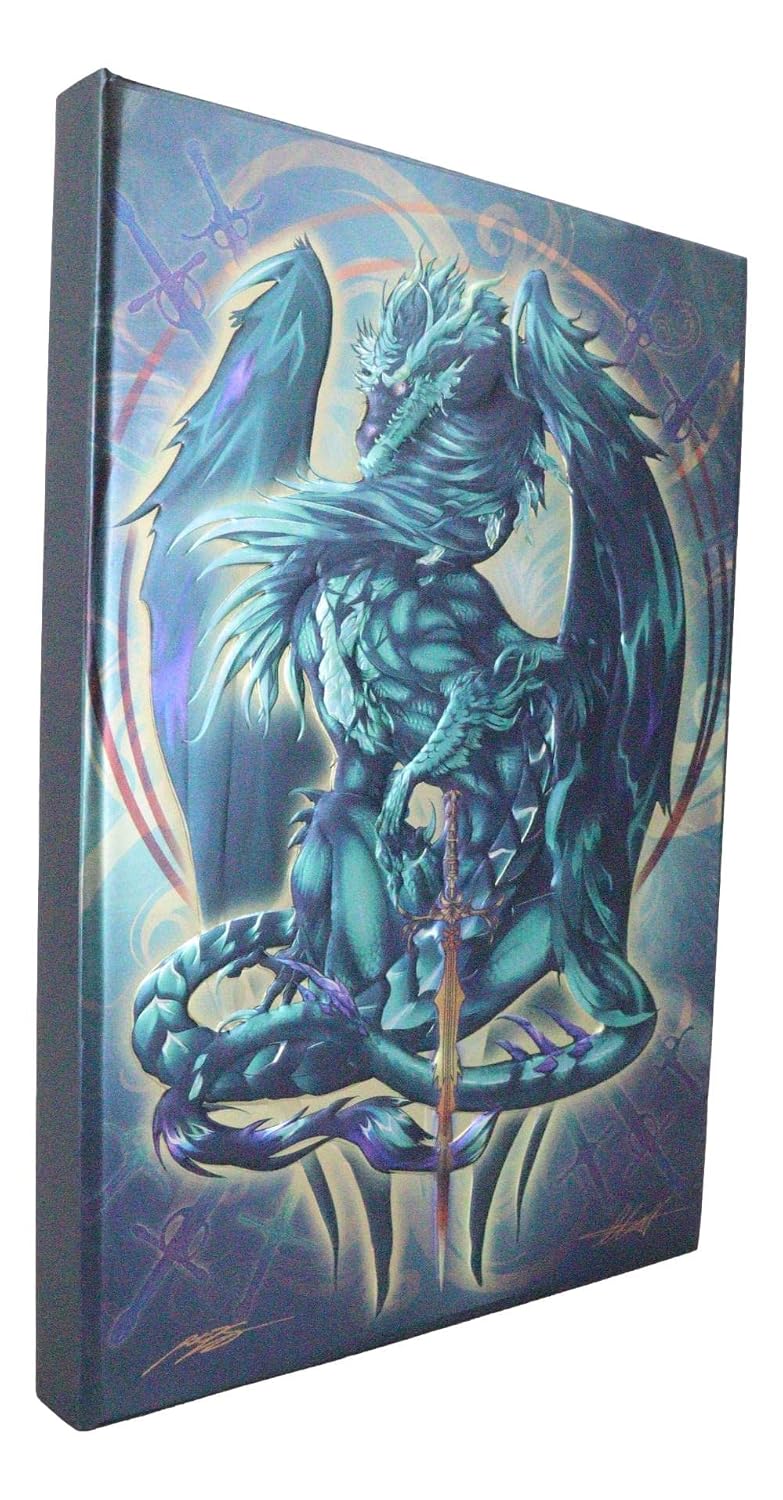 Dragon Terra Blade Drake Embossed Hard Cover Journal - Ruth Thompson Fantasy Dragon Semi Iridescent Journal