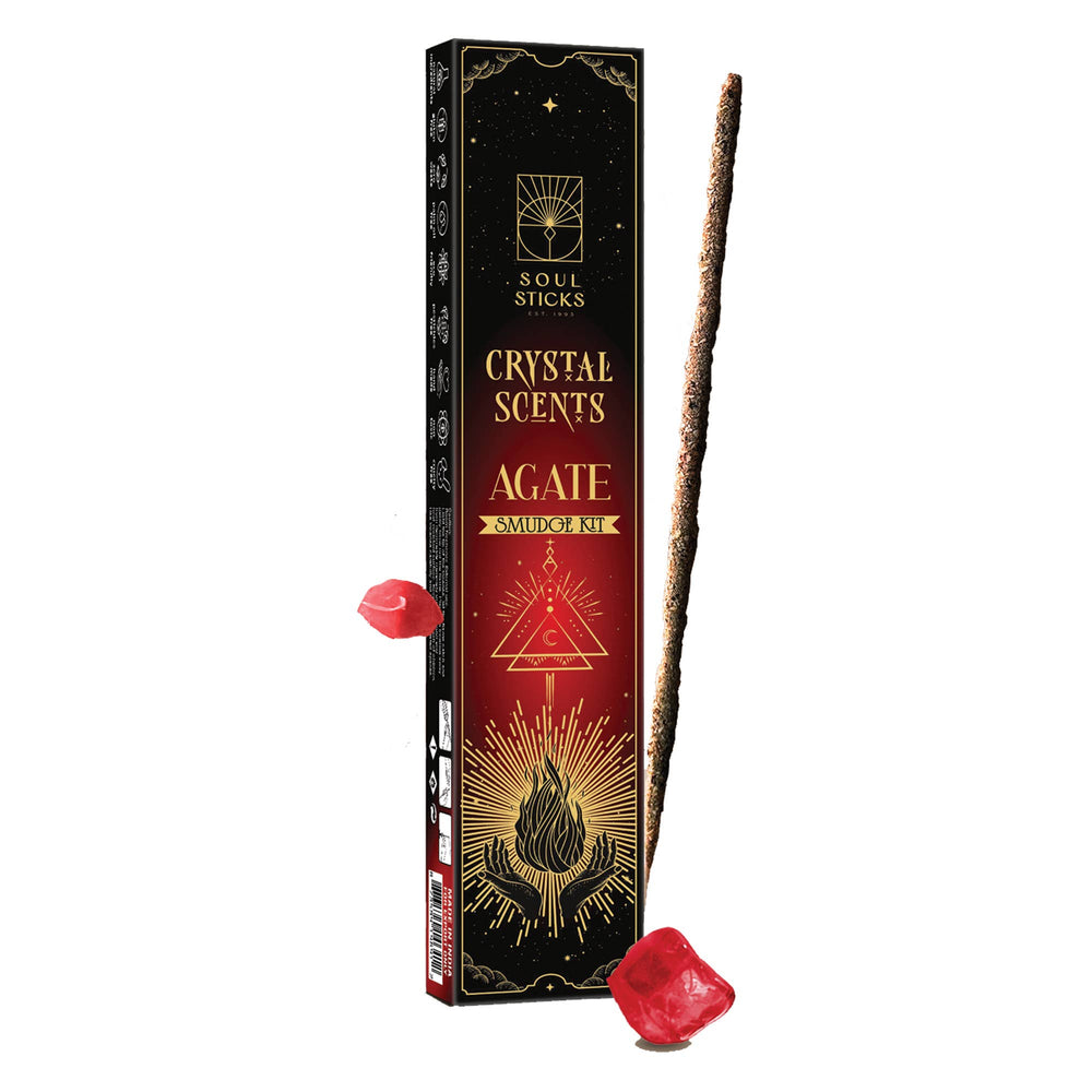 Agate Crystal Scents Smudge Kit