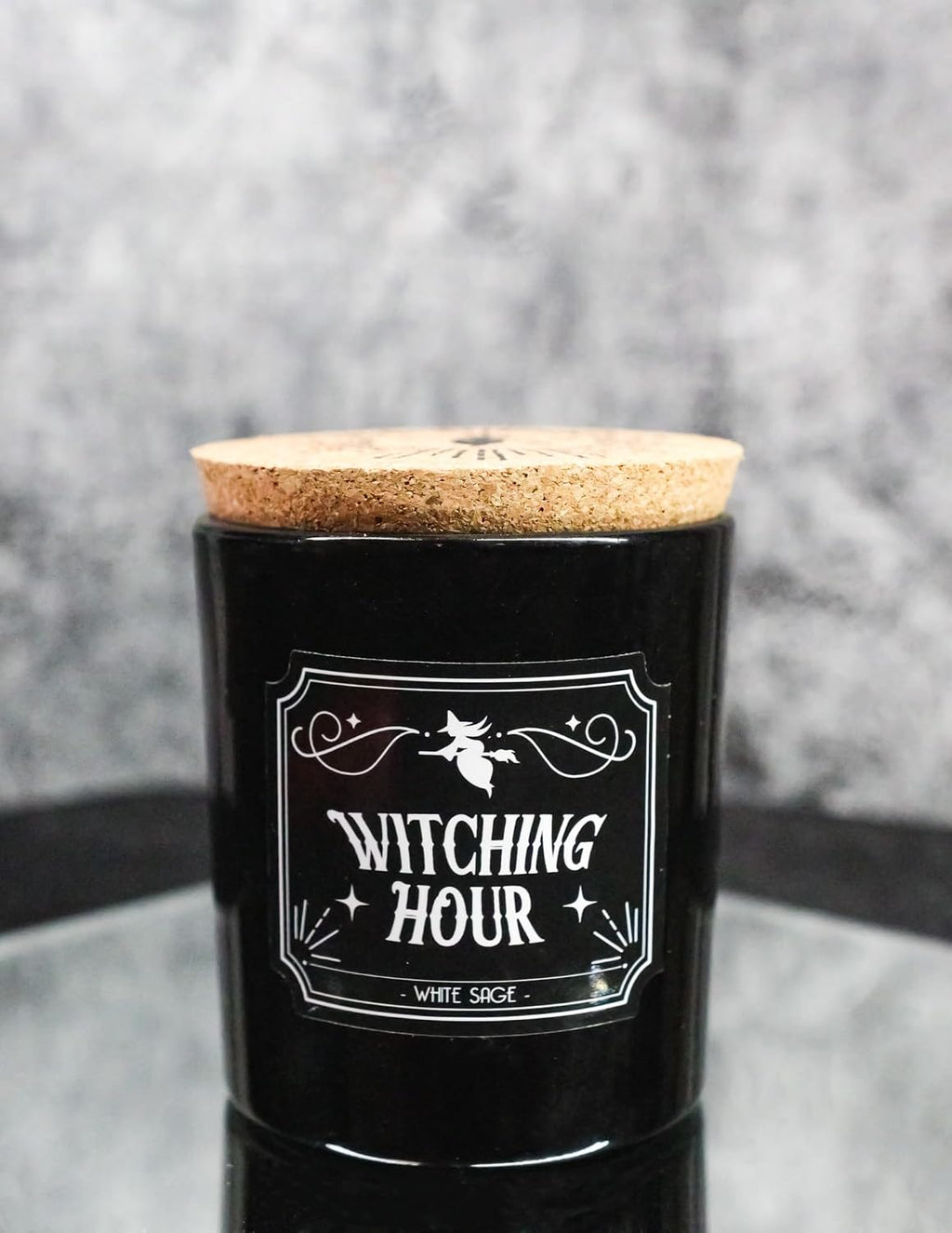Cork Lid Witchcraft New Age Apothecary Celestial Home Fragrance Aromatherapy (Witching Hour White Sage)