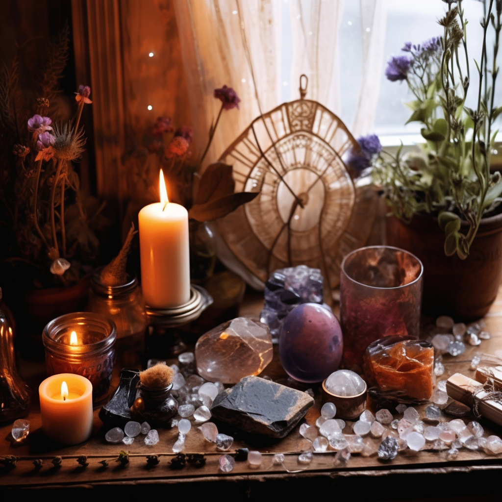 Meditation altar